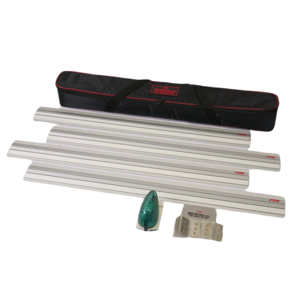 【FDC】メディアカットに最適！安全・簡単・使いやすい！レールカッター RC-760 （760mm*4本、5枚替え刃、専用バック付）