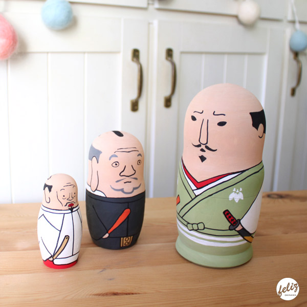 マトリョーシカ - 名古屋三英傑武士リョーシカ