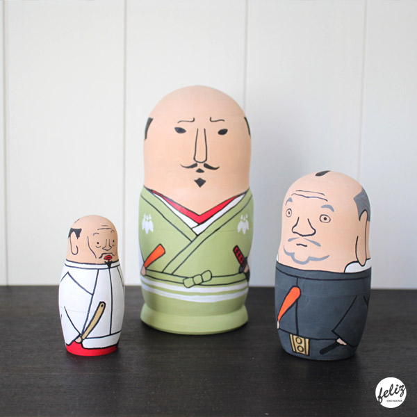 マトリョーシカ - 名古屋三英傑武士リョーシカ