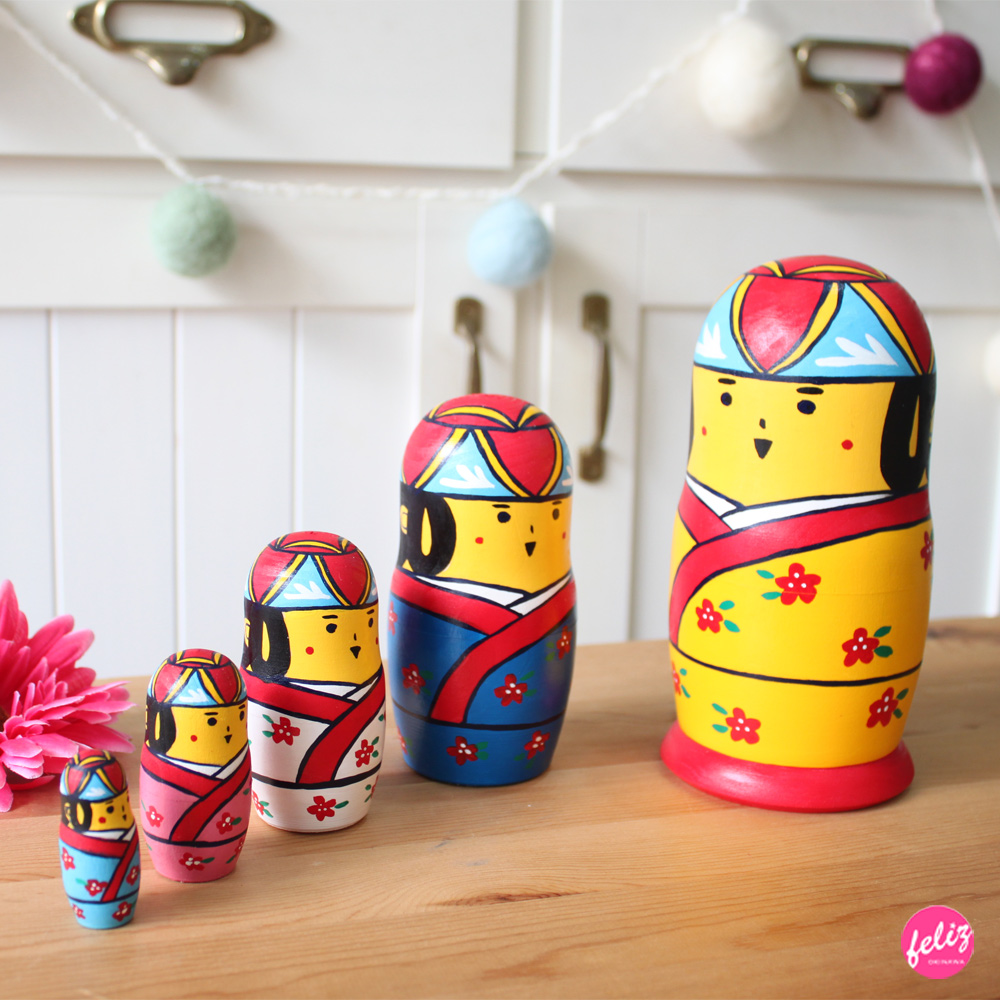 マトリョーシカ - 花笠マトリョーシカ