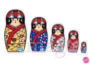シール5枚セット｜おきなわマトリョーシカ