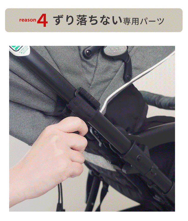 上にも付けれる ベビーカーアンダーバッグ