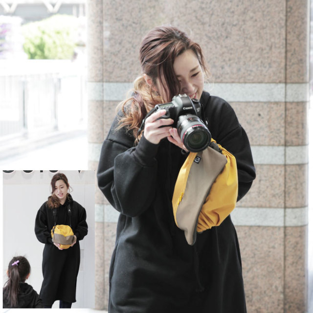 カメララップ　レンズを付けたまま一眼レフを収納&持ち運び　カメラバッグ cab