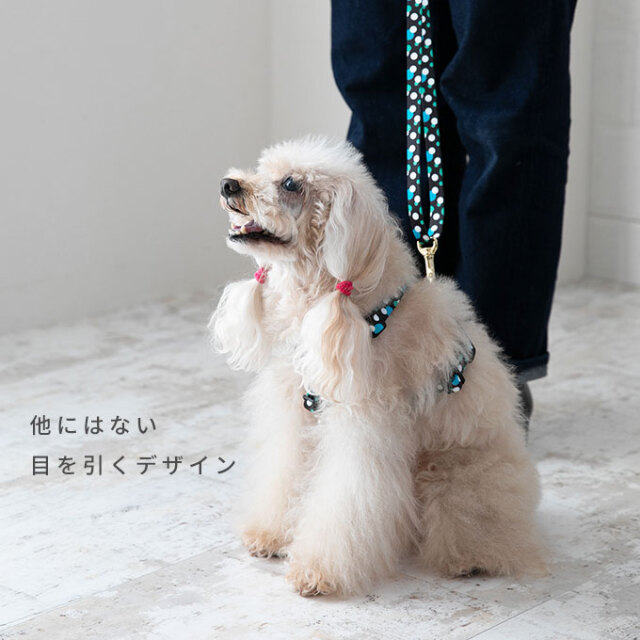 日本製 犬 犬用 ハーネス リード セット お揃い 単品 カラフル