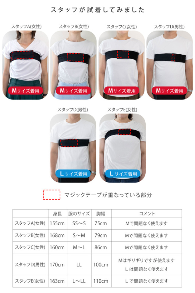 ひんやり脇ベルト