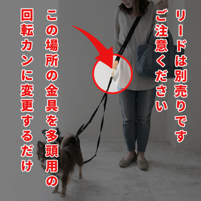 ショルダーリード 多頭用 オプション