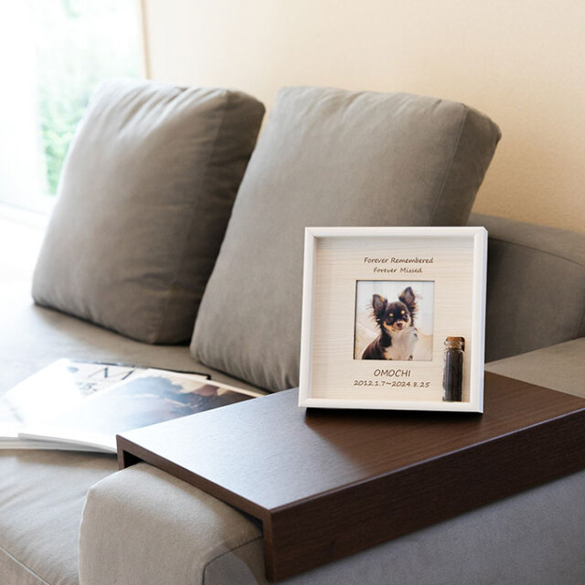 遺毛フォトフレーム