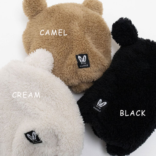 あったか くま耳 スヌード