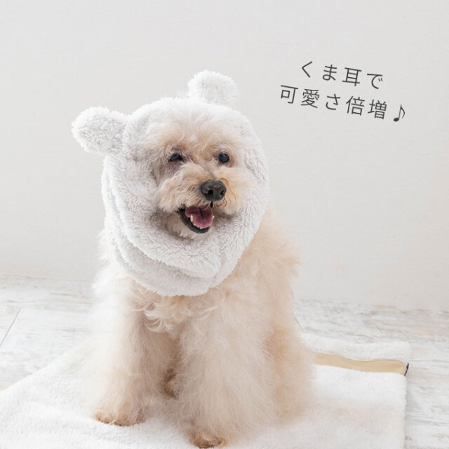 あったか くま耳 スヌード