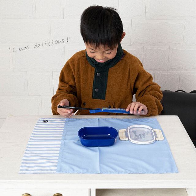 ノーアイロンOK シワになりにくい 給食ナフキン 給食マット 日本製