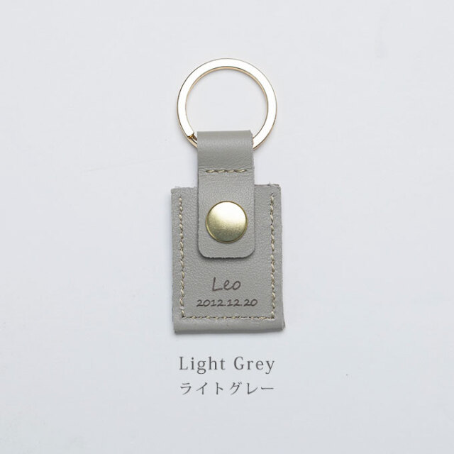 窓付き 遺毛キーホルダー