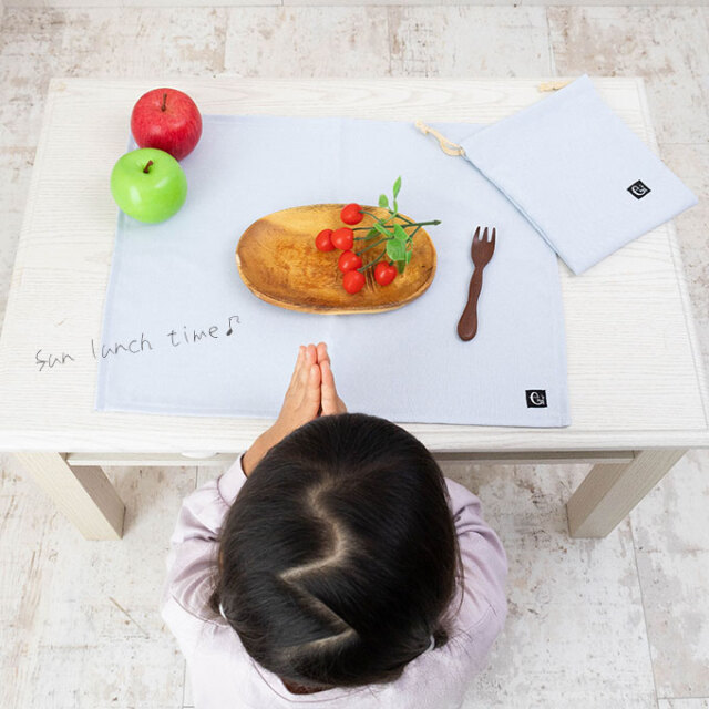 ノーアイロン 給食袋 くすみカラー