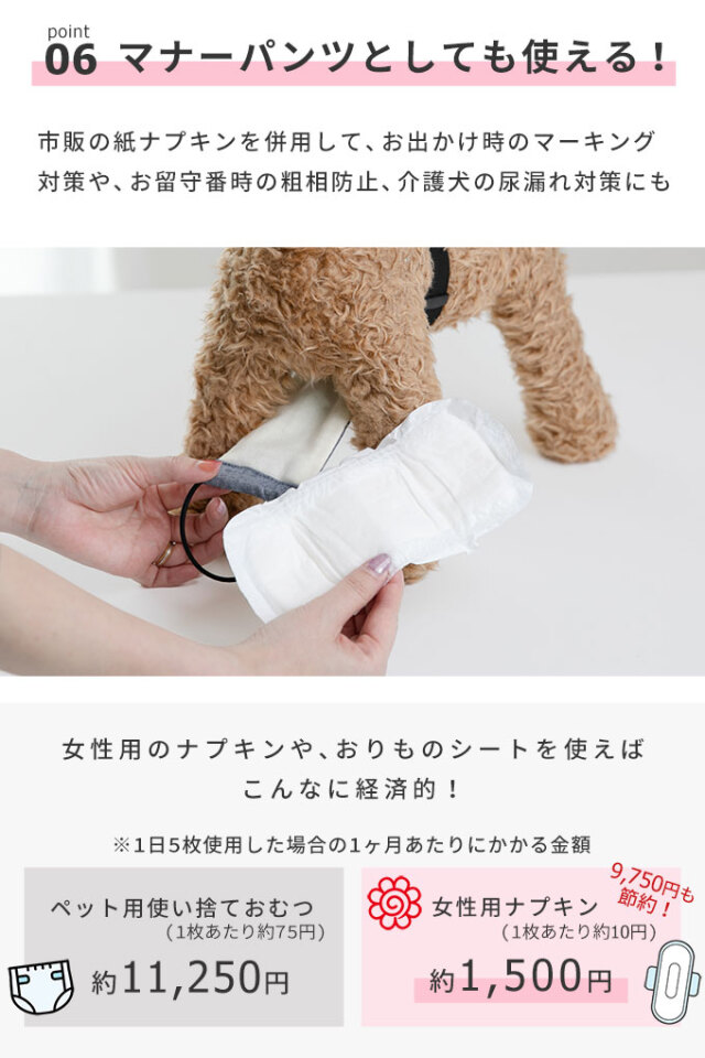 ペット サニタリーバンド