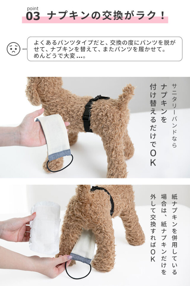 ペット サニタリーバンド
