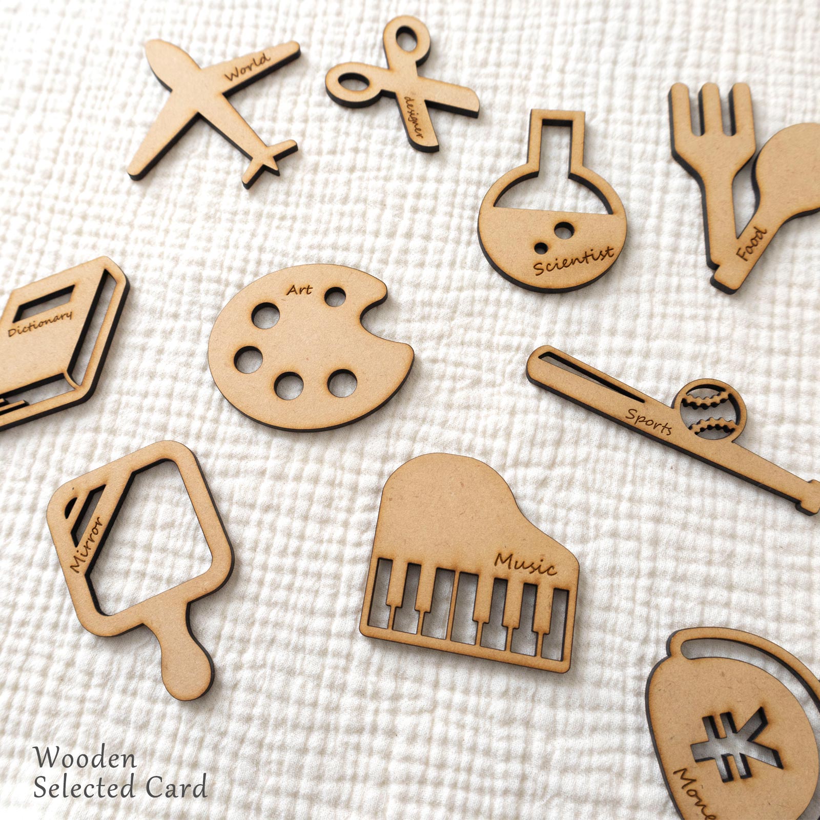 選び取りカード 木製