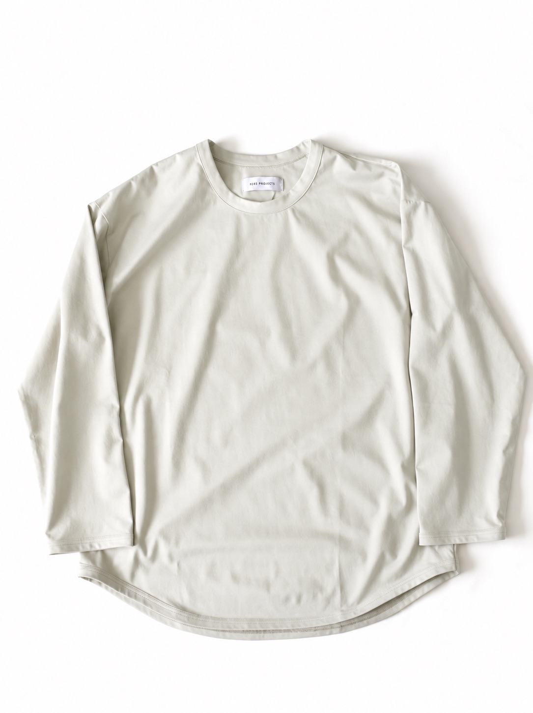 PERS PROJECTS - RILEY L/S C/N ROUND TEE - Ivory