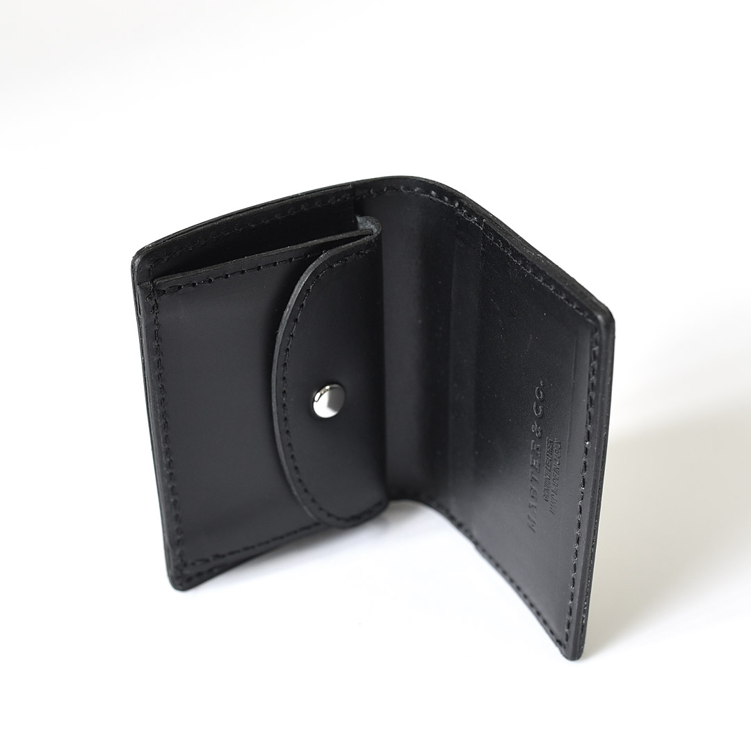 MASTER&Co. - Buttero Leather Coin&Card Case  - Black