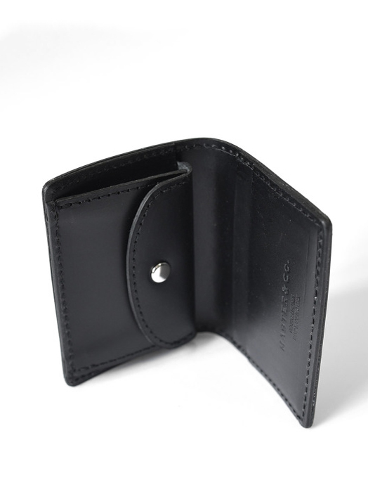 MASTER&Co. - Buttero Leather Coin&Card Case  - Black