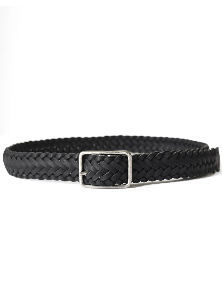 MASTER&Co. - Pueblo Leather Mesh Belt 29mm - Black