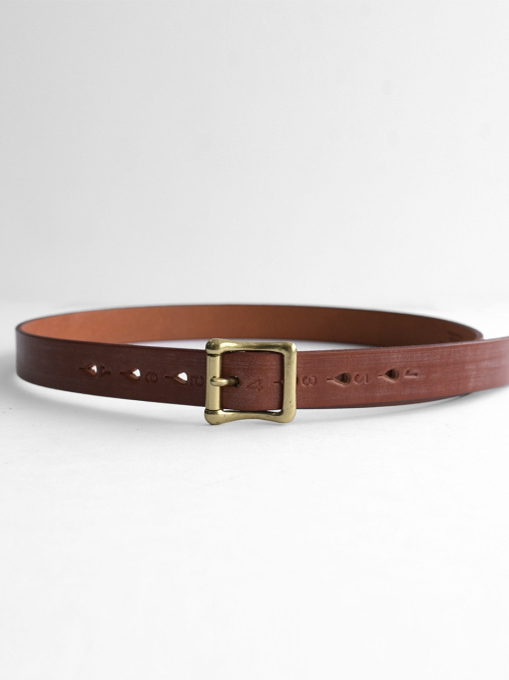 MASTER&Co. - UK Bridle Numbering Belt 25mm - Brown