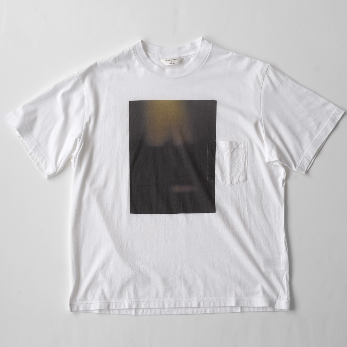 STILL BY HAND - Ambient Print Tee - White