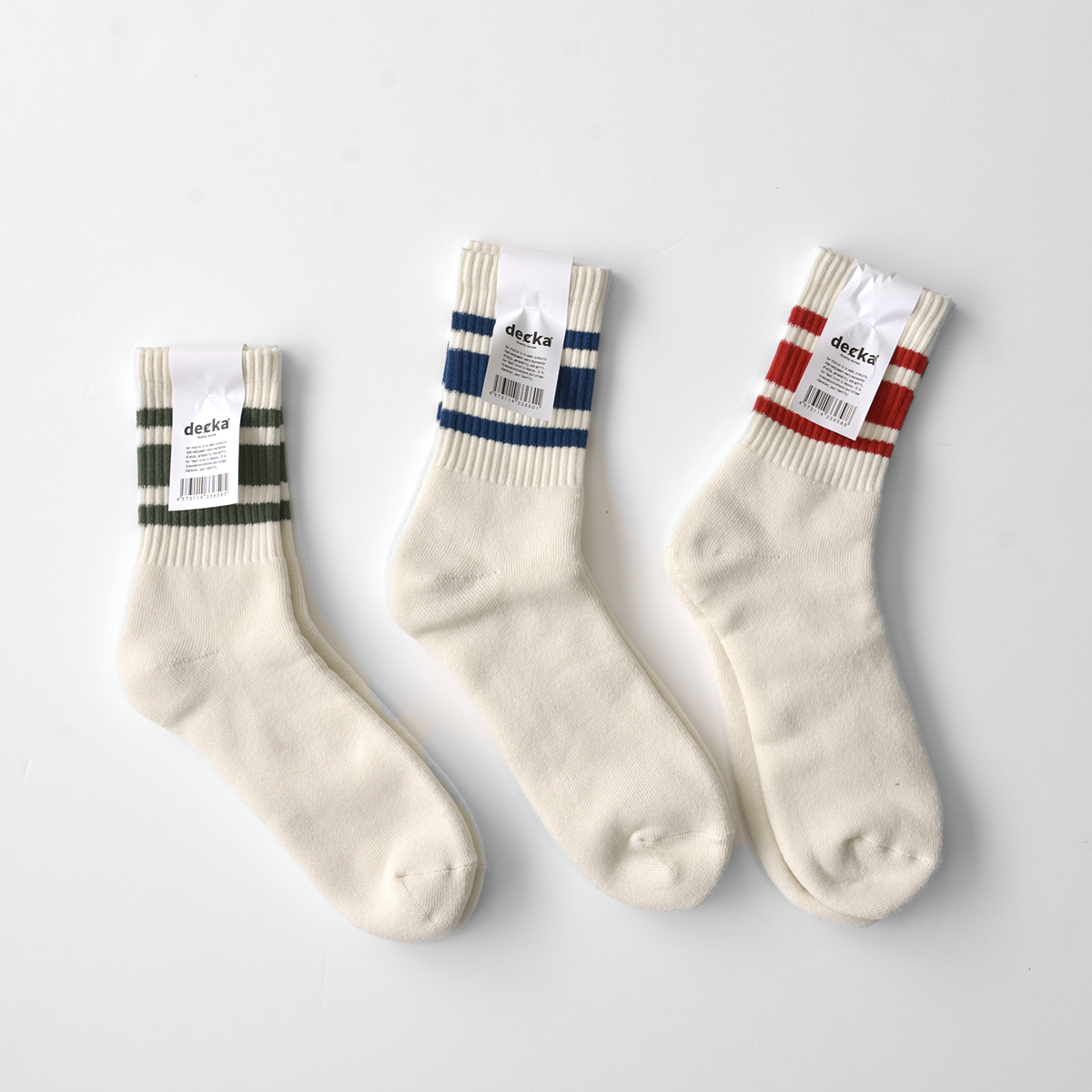 decka - 80's Skater Socks | Short Length | 2nd Collection