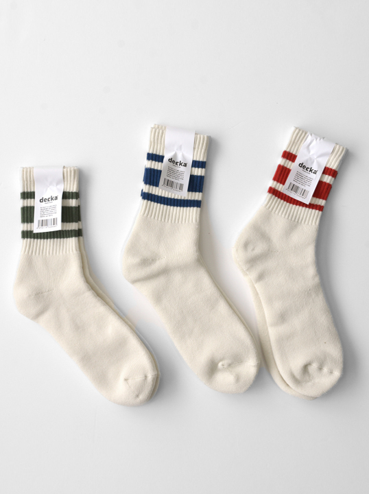 decka - 80's Skater Socks 2nd Collection  (Short Length)