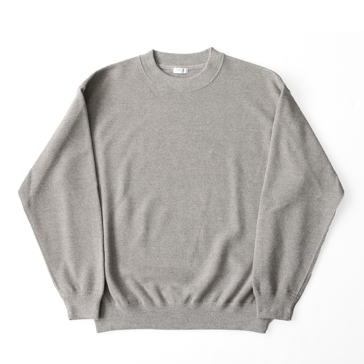 トップス crepuscule Moss Stitch V P/O D.GRAY crepuscule Moss Stitch V P/O 