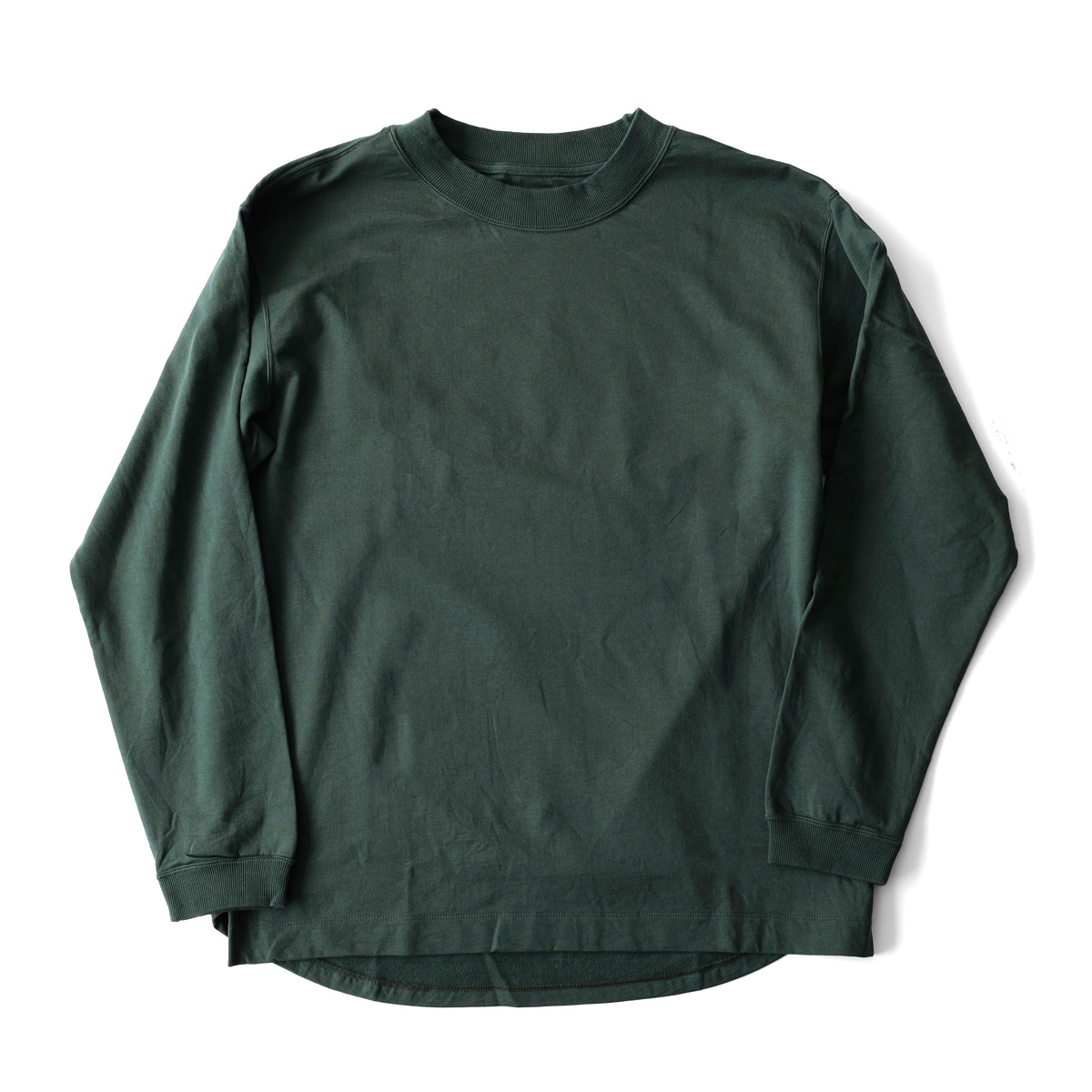 CURLY - MICRO FRENCH TERRY TEE - Forest