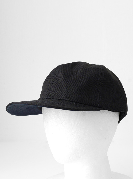 efni - New Basic Cap  / Cotton Twill - Black