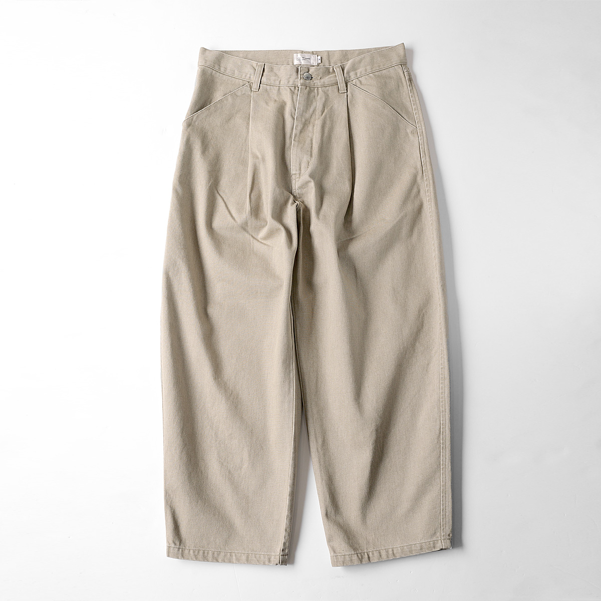 STILL BY HAND - 12oz Color Denim Pants - Beige