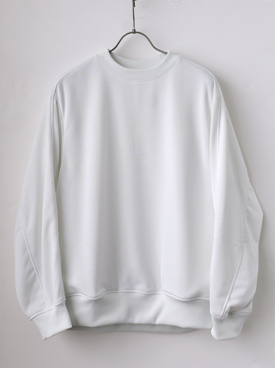 LAMOND - Stitch Work Light Sweat - White