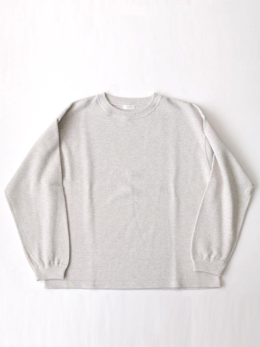 crepuscule -  Co/Ra Moss Stitch P/O - Oatmeal