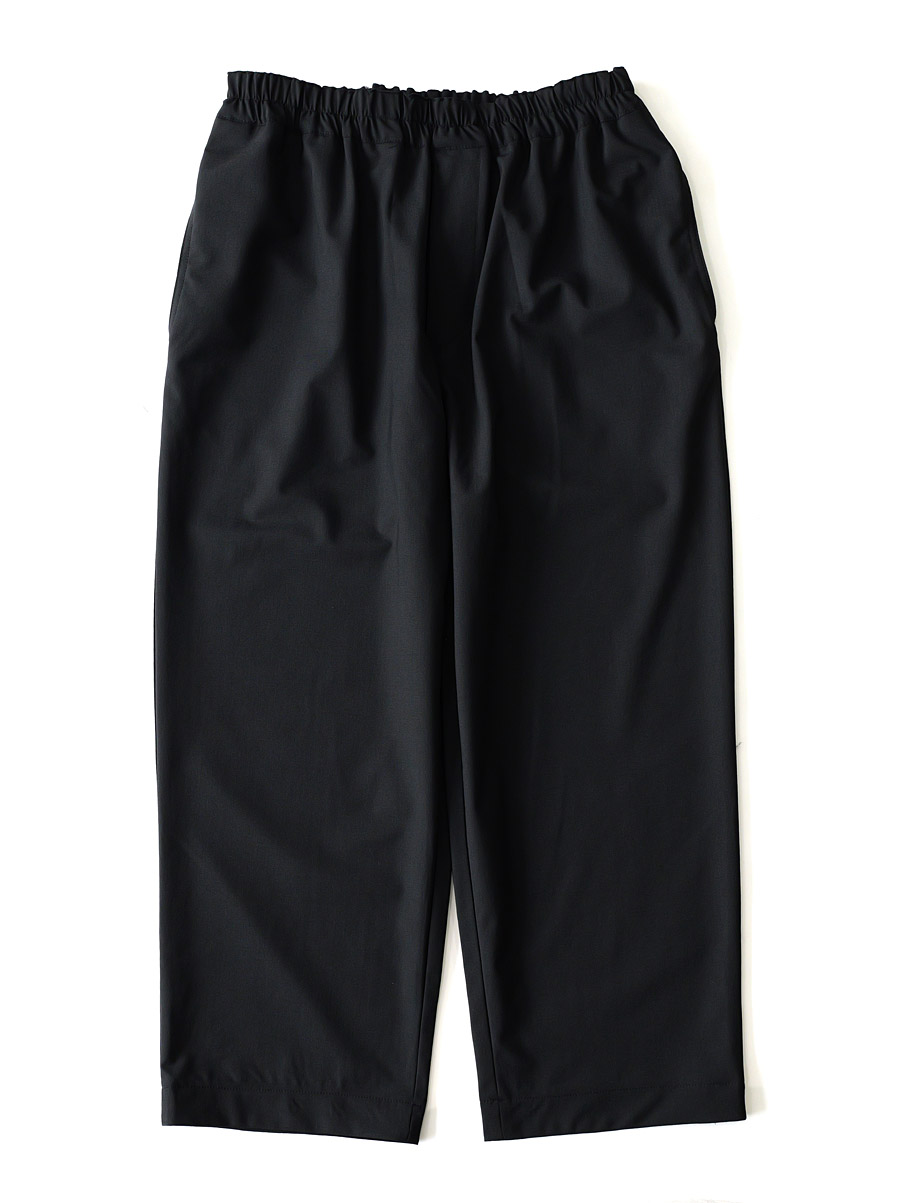EEL Products - COOK PANTS / Summer Wool - Black