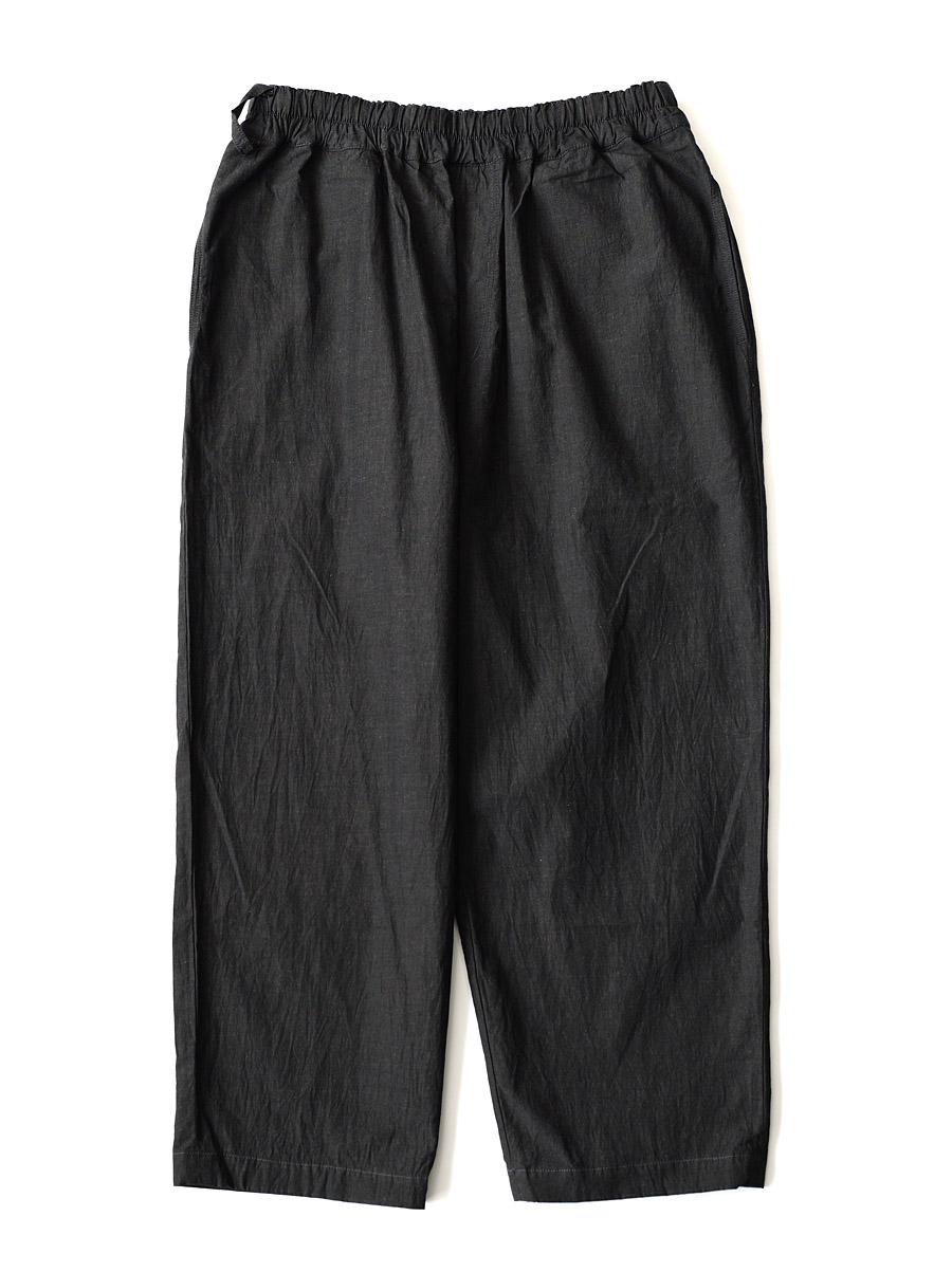 EEL Products - COOK PANTS / Cotton/Linen - Charcoal