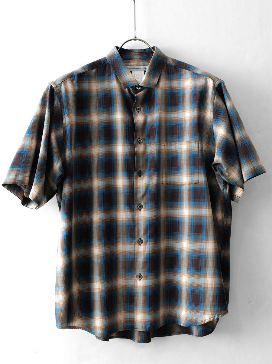 EEL Products - CONKARA SHIRT 1/2 - Blue Check