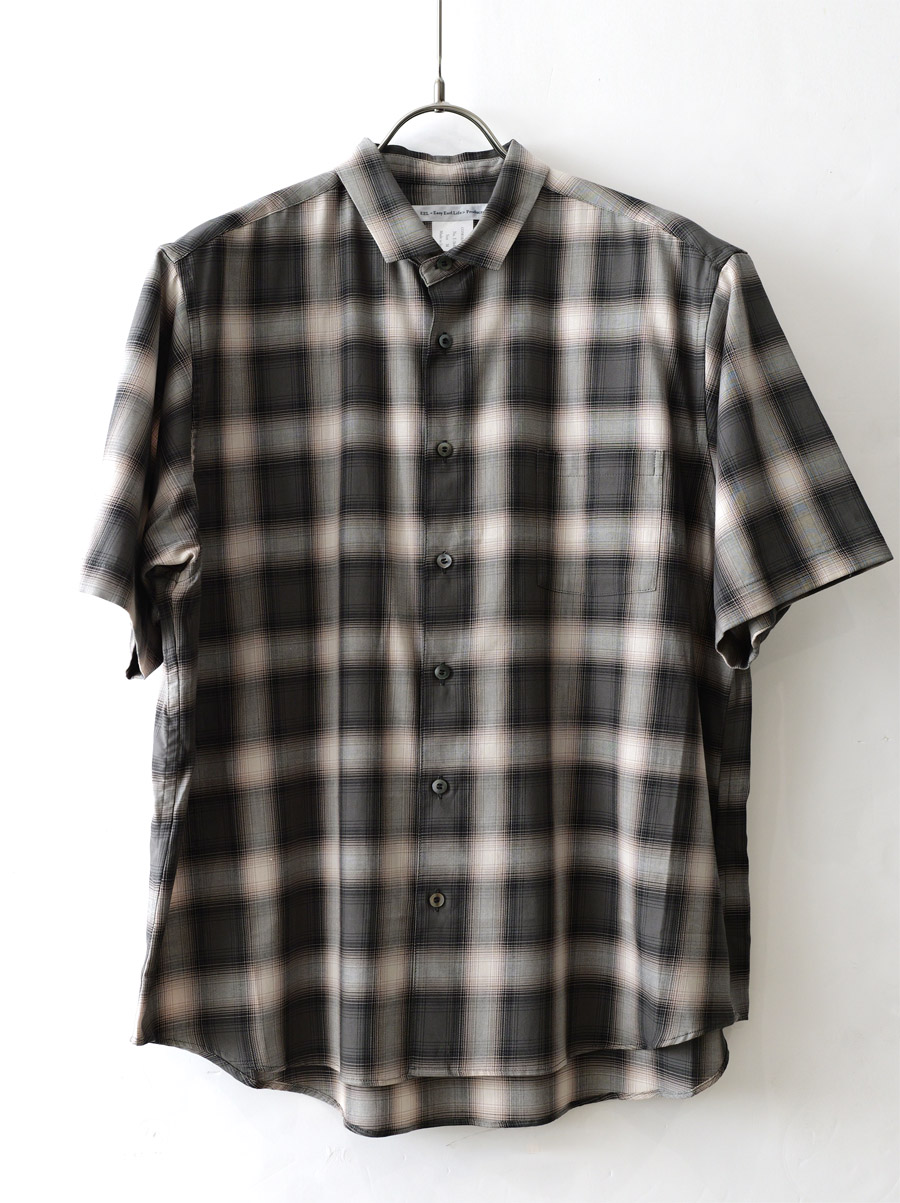 EEL Products - CONKARA SHIRT 1/2 - Olive Check