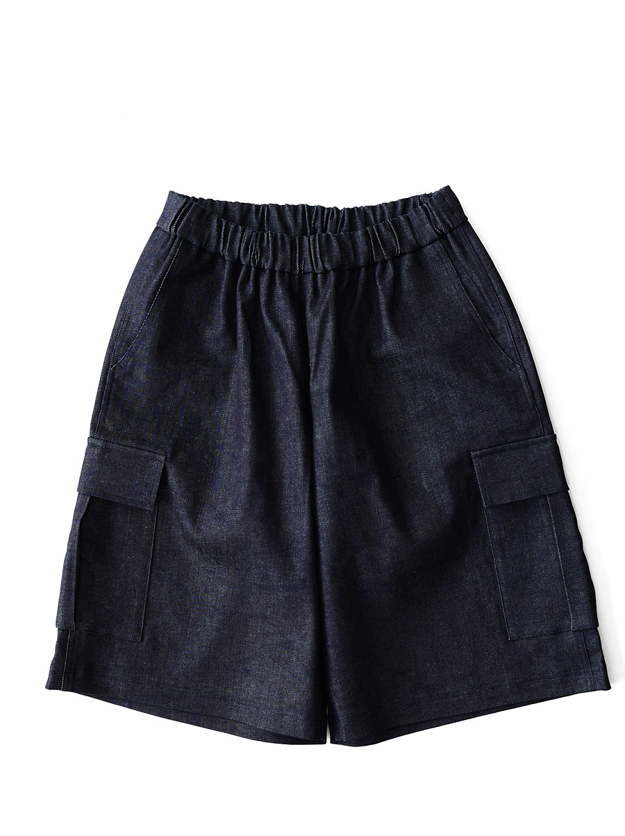FLISTFIA -  10oz Denim Cargo Shorts - Indigo