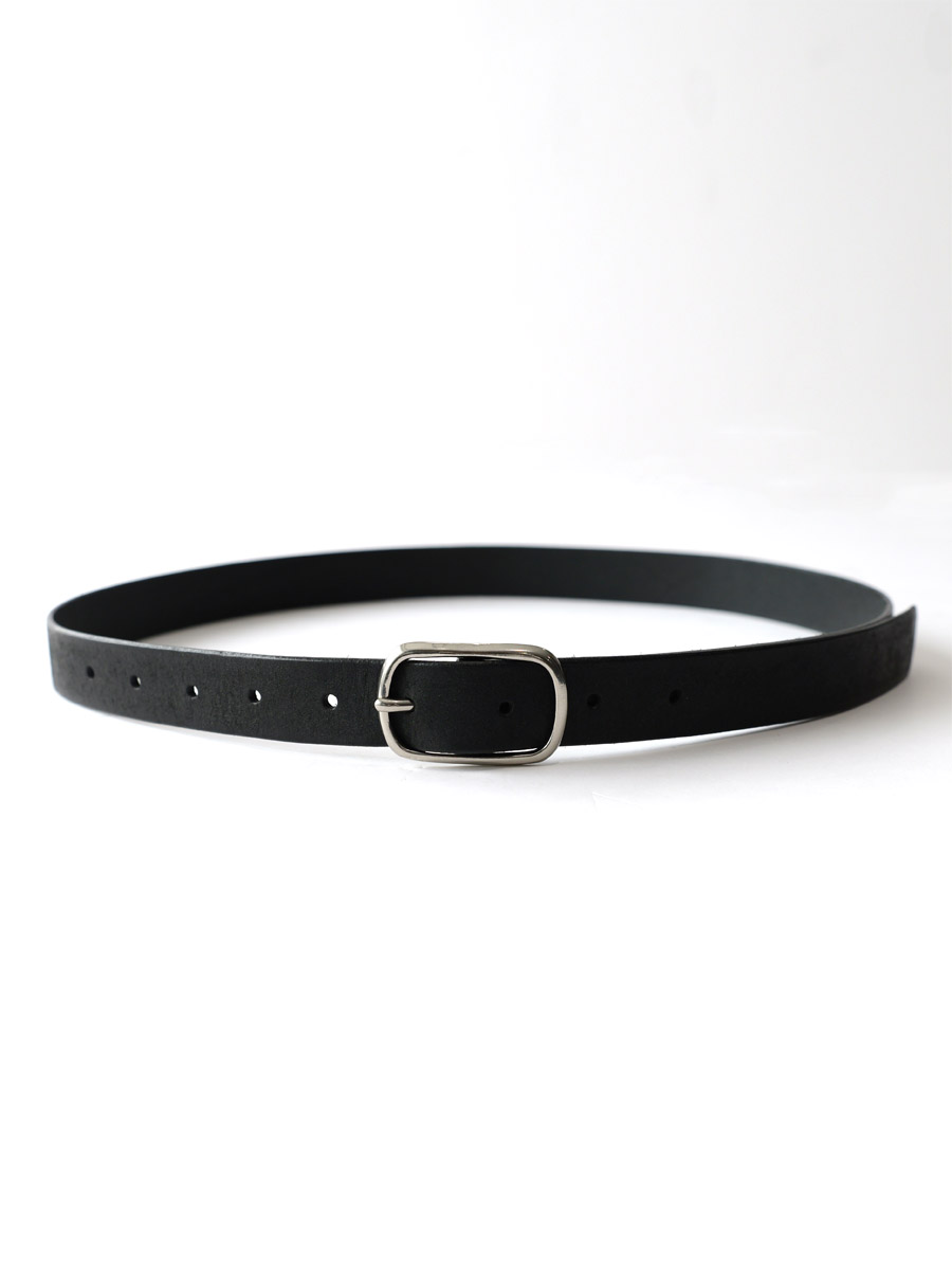 STILL BY HAND - Pueblo Leather Belt 24mm - Black