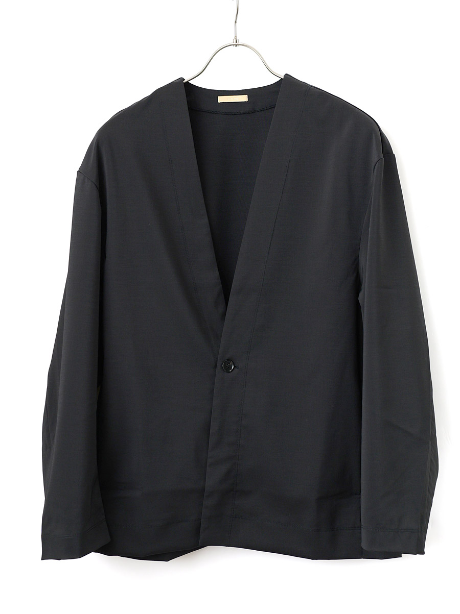 LAMOND -  Twill Twist Cardigan Jacket - Black