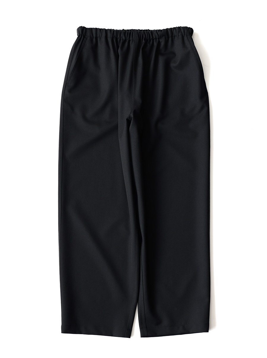 holk - Kang Fu Pants / wool gabardine - Black