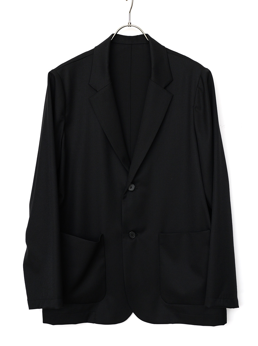 holk - 2B Jacket / wool gabardine - Black