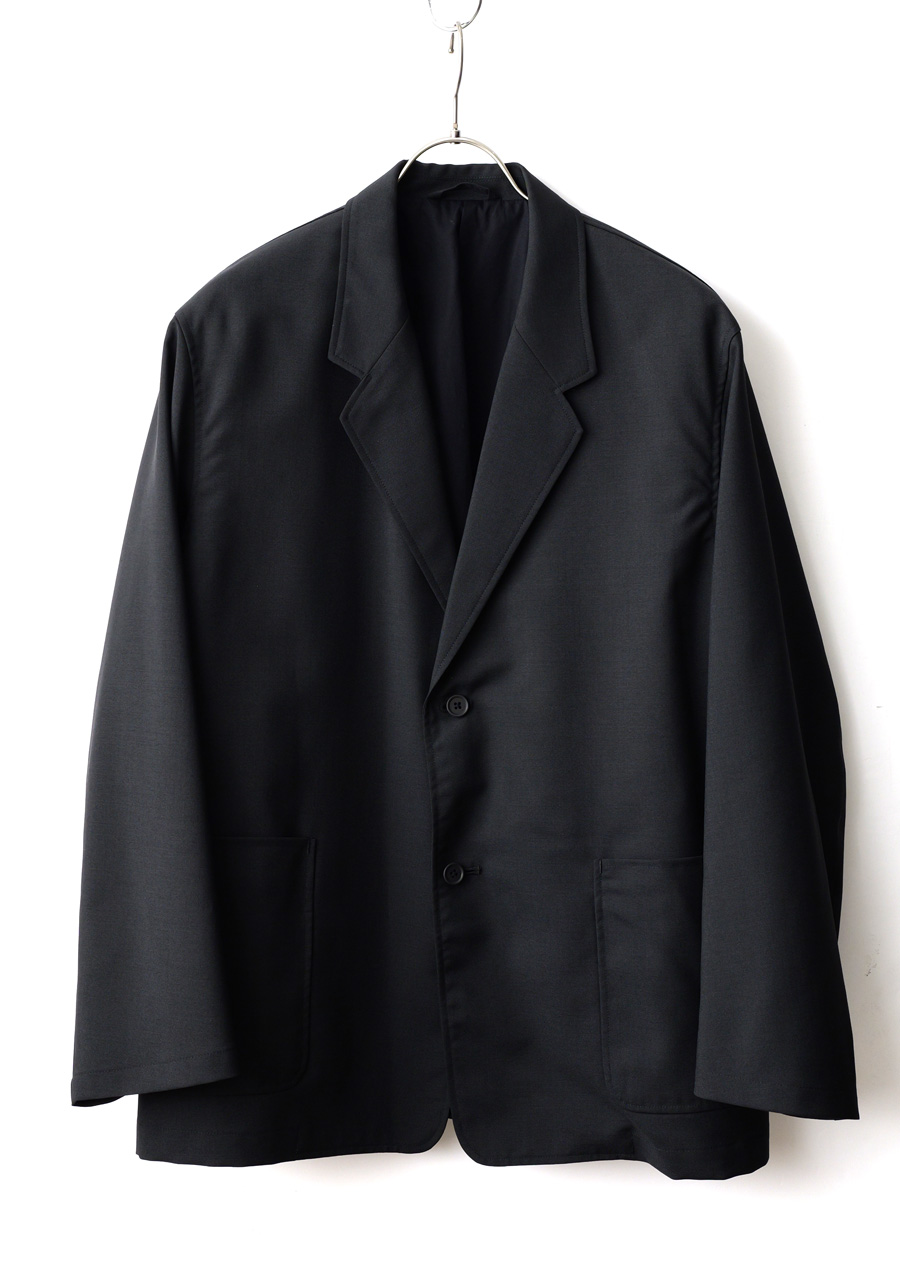 STILL BY HAND -  Wo/Pe Relaxed 2B Jacket - Ink Black