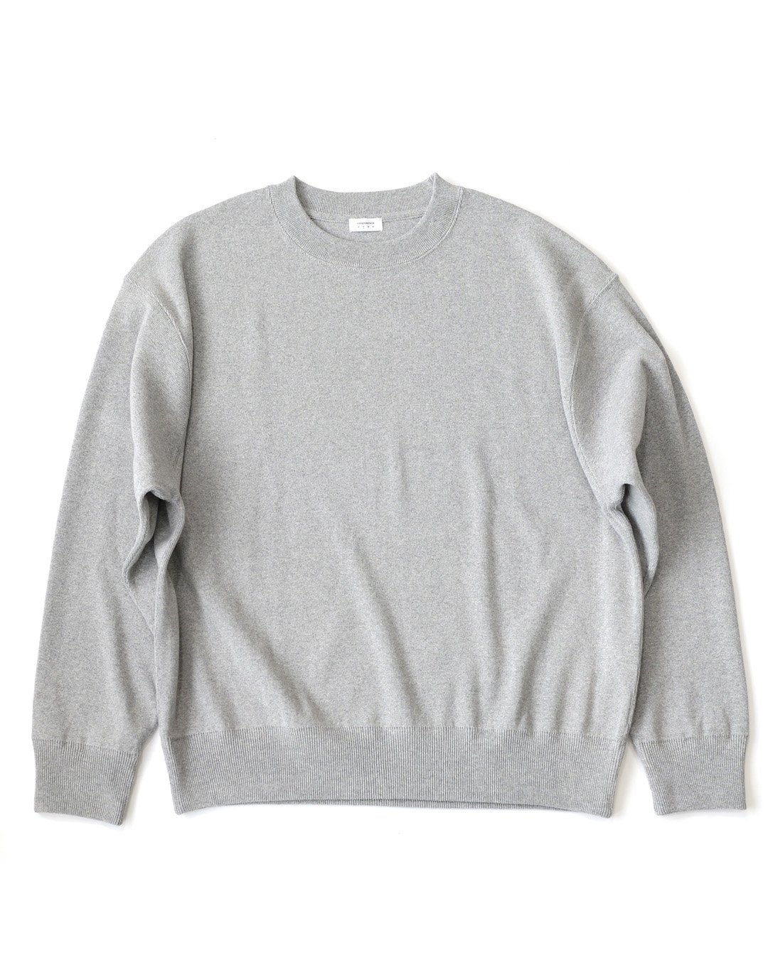 crepuscule -  Co Rib Sweat P/O - Gray