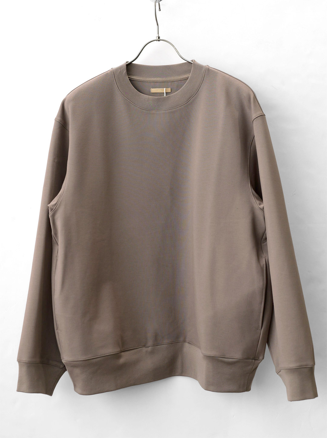 LAMOND -  Silky Crew Neck Pullover - Ash Brown