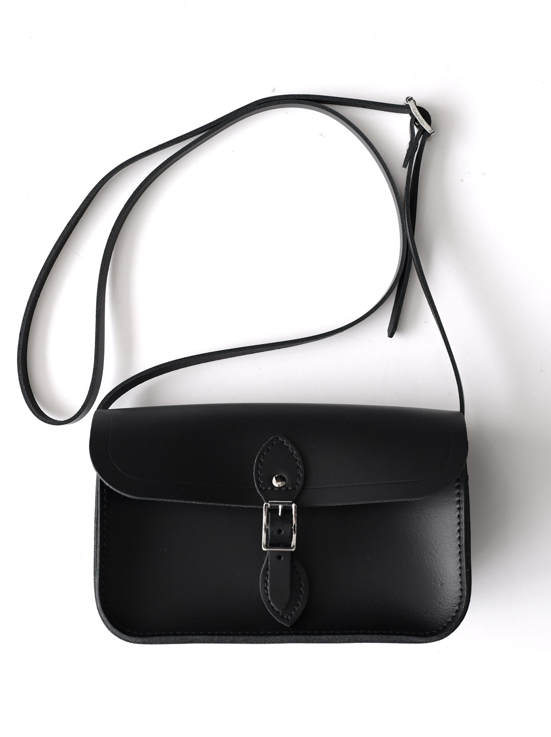 The Cambridge Satchel - Leather Mini Shoulder Bag - Black