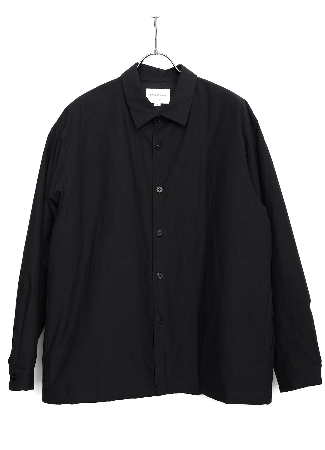 STILL BY HAND -  Padded Shirts Jacket - Black
