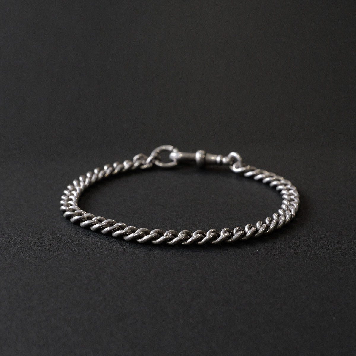 ビンテージ　英国製　シルバー チェーンブレスレット イギリス製ビンテージ シルバー925チェーンブレスレット | 通販