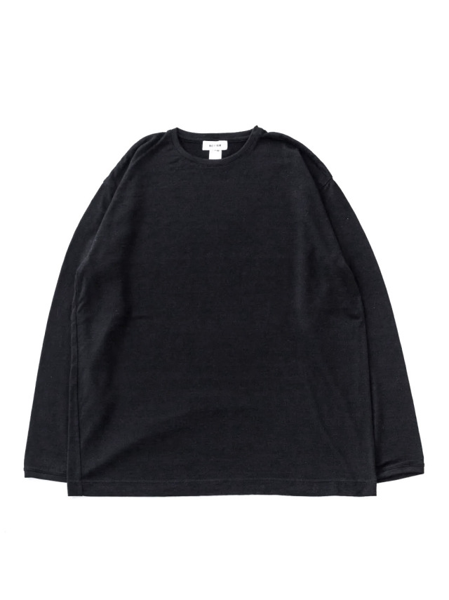 BETTER - Merino Wool L/S T-SHIRT - Black