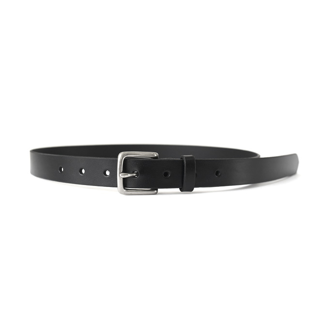 MASTER&Co. - Saddle Pull Up Leather Belt 25mm - Black